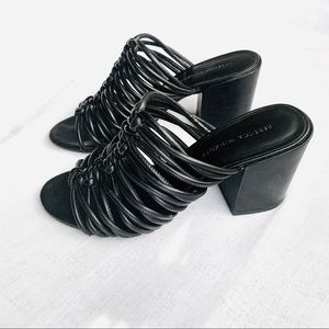 Rebecca Minkoff | Calanthe Block Heel Slide Sandal